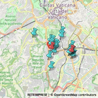 Mappa Via Giovanni Torrecremata, 00151 Roma RM, Italia (1.364)