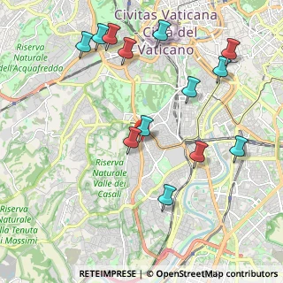 Mappa Via Giovanni Torrecremata, 00100 Roma RM, Italia (2.44538)