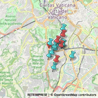 Mappa Via Giovanni Torrecremata, 00151 Roma RM, Italia (1.10625)