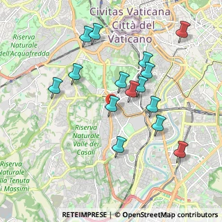 Mappa Via Giovanni Torrecremata, 00151 Roma RM, Italia (1.98867)