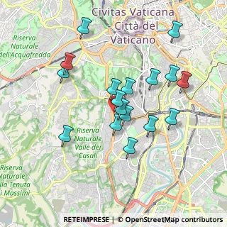 Mappa Via Giovanni Torrecremata, 00100 Roma RM, Italia (1.77824)