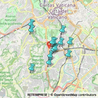 Mappa Via Giovanni Torrecremata, 00151 Roma RM, Italia (1.43538)