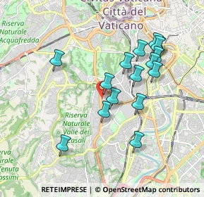 Mappa Via Giovanni Torrecremata, 00100 Roma RM, Italia (1.88625)