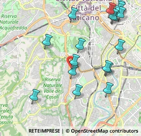 Mappa Via Giovanni Torrecremata, 00100 Roma RM, Italia (2.56471)