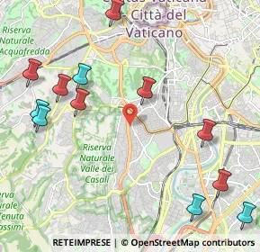 Mappa Via Giovanni Torrecremata, 00100 Roma RM, Italia (3.05429)