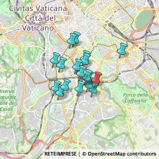 Mappa Via Pellegrino Matteucci, 00154 Roma RM, Italia (1.16444)