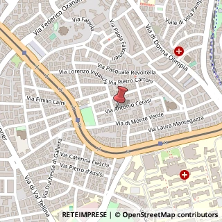 Mappa Via Antonio Cerasi, 23, 00152 Roma, Roma (Lazio)
