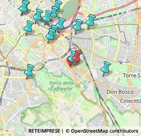 Mappa Via di Santa Maria Ausiliatrice, 00181 Roma RM, Italia (2.4575)