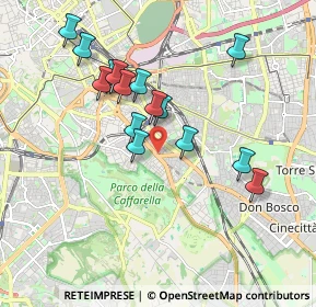 Mappa Via di Santa Maria Ausiliatrice, 00181 Roma RM, Italia (1.814)