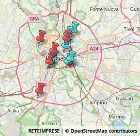 Mappa Via di Santa Maria Ausiliatrice, 00181 Roma RM, Italia (5.29167)