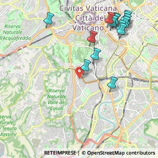 Mappa Piazza della Trasfigurazione, 00151 Roma RM, Italia (2.97533)