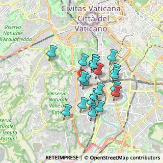 Mappa Piazza della Trasfigurazione, 00151 Roma RM, Italia (1.4545)