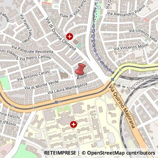 Mappa Via di Monte Verde, 7B, 00152 Roma, Roma (Lazio)