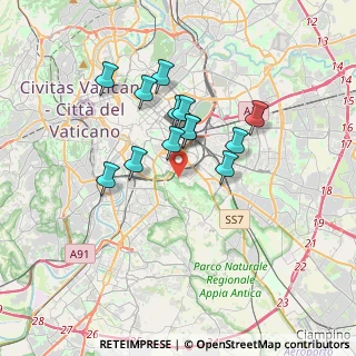 Mappa Via Lidia, 00183 Roma RM, Italia (2.98)
