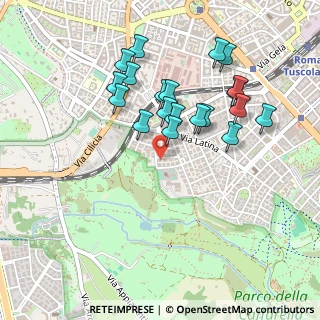 Mappa Via Lidia, 00183 Roma RM, Italia (0.472)