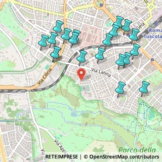 Mappa Via Lidia, 00183 Roma RM, Italia (0.617)