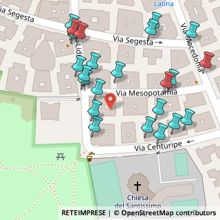 Mappa Via Lidia, 00183 Roma RM, Italia (0.07692)