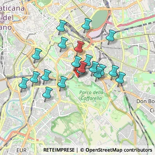 Mappa Via Lidia, 00183 Roma RM, Italia (1.7205)