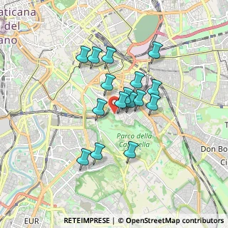 Mappa Via Lidia, 00183 Roma RM, Italia (1.43875)