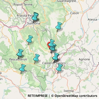 Mappa Viale Regina Elena, 67036 Rivisondoli AQ, Italia (15.40125)