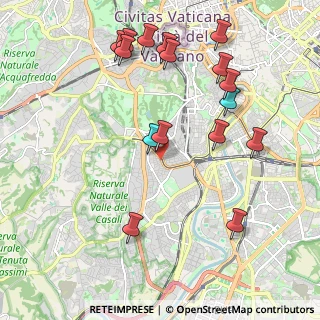 Mappa Circonvallazione Gianicolense, 00151 Roma RM, Italia (2.40563)