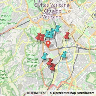 Mappa Circonvallazione Gianicolense, 00151 Roma RM, Italia (1.42667)