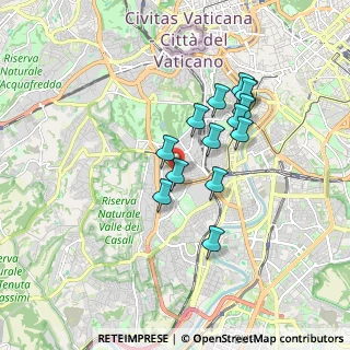 Mappa Circonvallazione Gianicolense, 00151 Roma RM, Italia (1.56143)