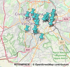 Mappa Via Antonio Pacinotti, 00100 Roma RM, Italia (3.281)