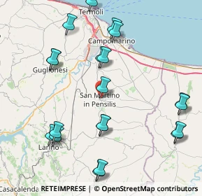 Mappa Via Croce, 86046 San Martino In Pensilis CB, Italia (10.034)