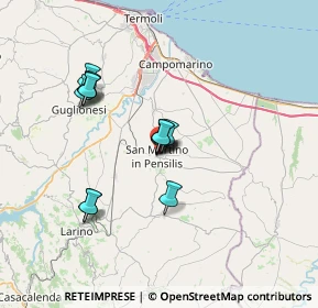 Mappa Via Croce, 86046 San Martino In Pensilis CB, Italia (5.83769)