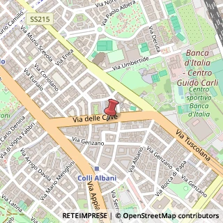 Mappa Via delle Cave, 82, 00181 Roma, Roma (Lazio)