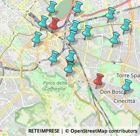 Mappa Via Amulio, 00181 Roma RM, Italia (2.24625)