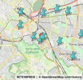 Mappa Via Amulio, 00181 Roma RM, Italia (2.27909)