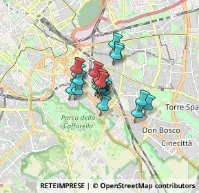 Mappa Via Amulio, 00181 Roma RM, Italia (0.925)