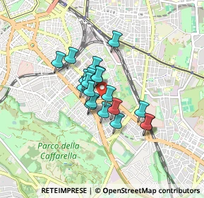 Mappa Via Amulio, 00181 Roma RM, Italia (0.586)