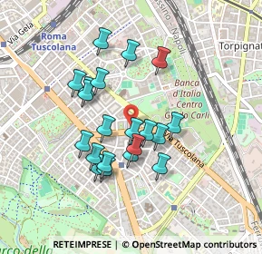 Mappa Via Amulio, 00181 Roma RM, Italia (0.398)