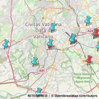Mappa Via Giovanni Volpato, 00146 Roma RM, Italia (6.26357)