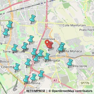 Mappa Via Celio Caldo, 00133 Roma RM, Italia (2.582)
