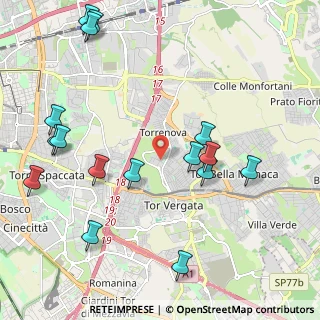 Mappa Via Talia, 00133 Roma RM, Italia (2.66375)