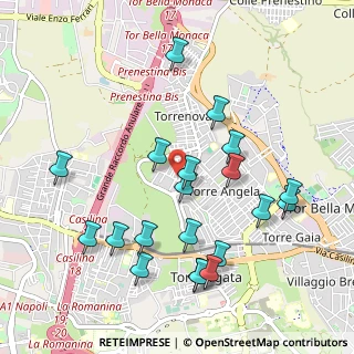 Mappa Via Talia, 00133 Roma RM, Italia (1.121)