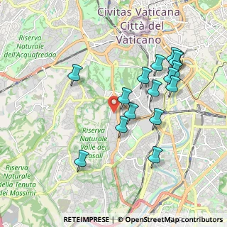 Mappa Via Luigi Arati, 00151 Roma RM, Italia (2.02625)