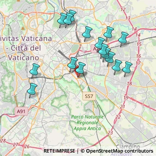Mappa Via delle Cave, 00181 Roma RM, Italia (4.41375)