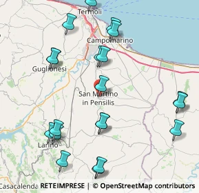 Mappa Via Marina, 86046 San Martino in Pensilis CB, Italia (10.0265)