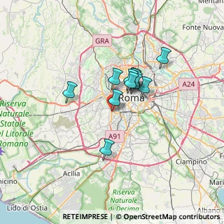 Mappa Via Edoardo Jenner, 00100 Roma RM, Italia (5.04583)
