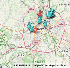 Mappa Via Edoardo Jenner, 00100 Roma RM, Italia (7.81643)