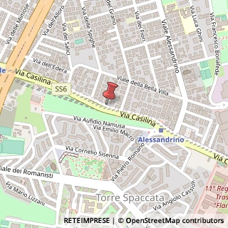 Mappa Via Casilina Sud, 957/b, 00172 Roma, Roma (Lazio)