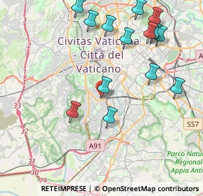 Mappa Via di Monteverde, 00152 Roma RM, Italia (4.89857)