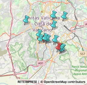 Mappa Via di Monteverde, 00152 Roma RM, Italia (2.75083)