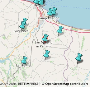 Mappa Via Raffaele Mezzalingua, 86046 San Martino in Pensilis CB, Italia (10.9445)