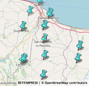 Mappa Via Raffaele Mezzalingua, 86046 San Martino in Pensilis CB, Italia (10.0575)